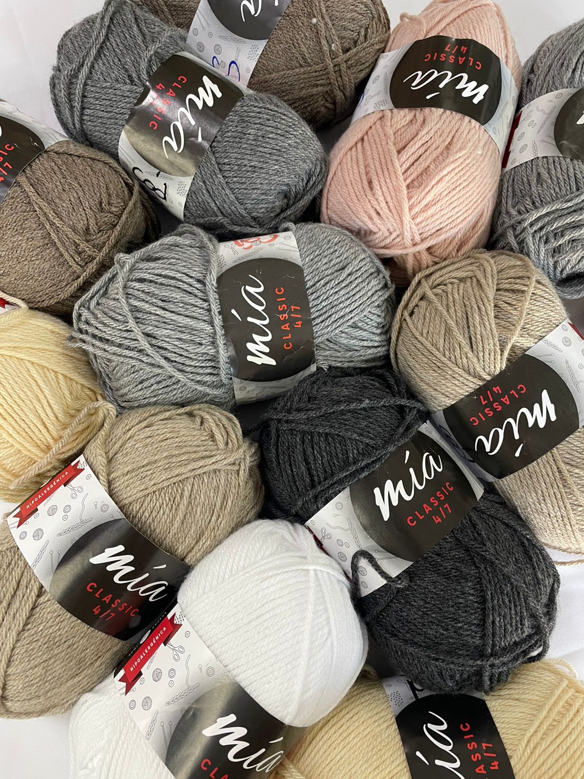 Lana Mía Classic 4/7 – Madeja de 100g