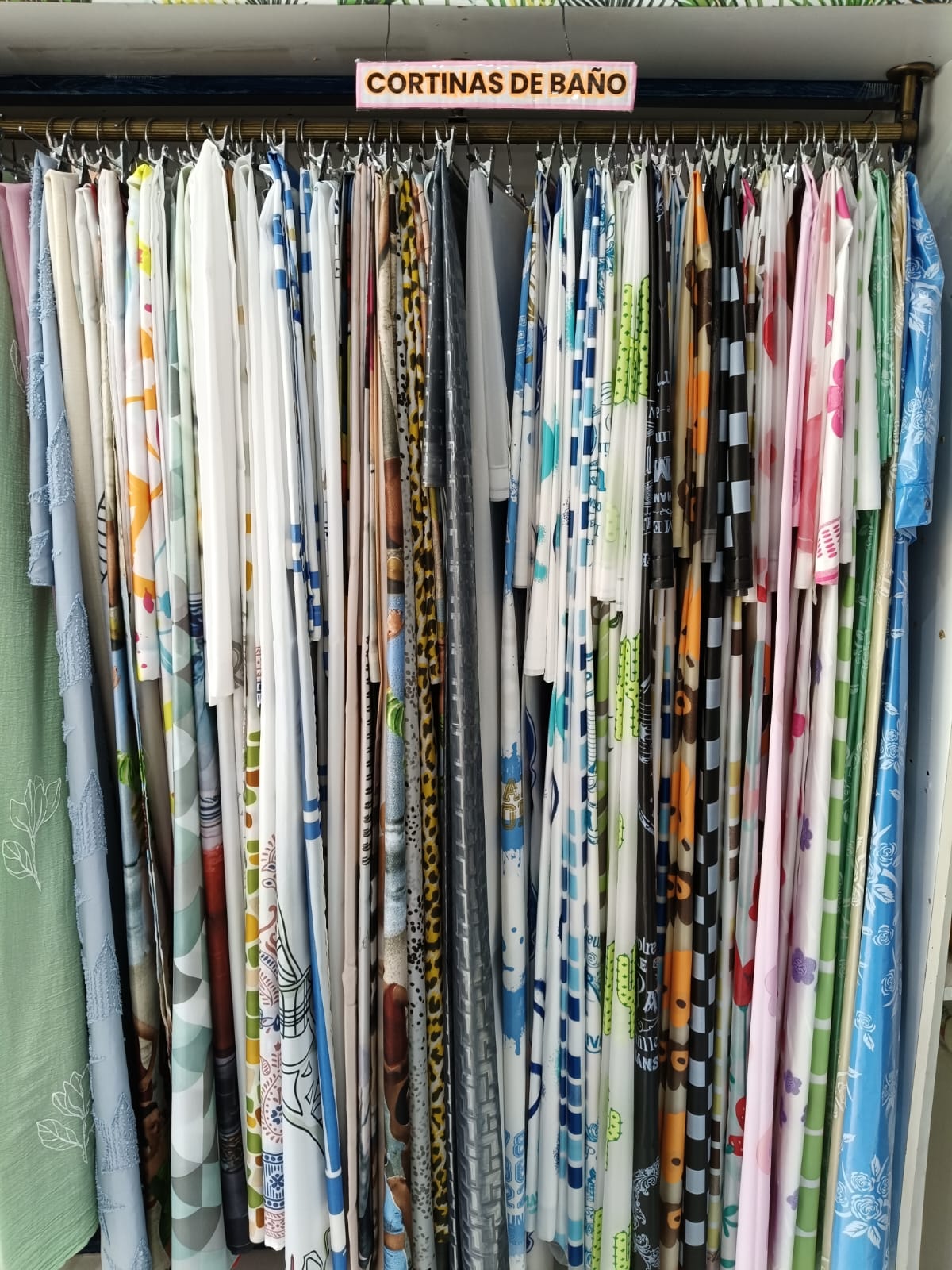 Cortinas de baño de teflón - sin protector